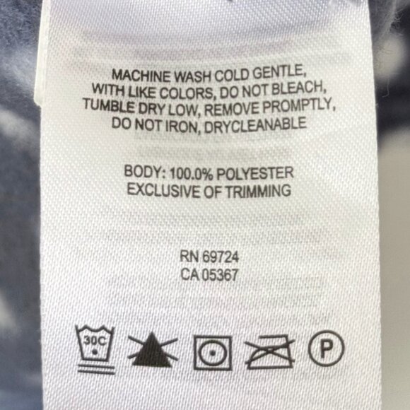 Kid's Columbia Cozy Fleece Polka Dot Poncho Half Zip Pullover Hoodie Jacket - XS - Picture 4 of 4